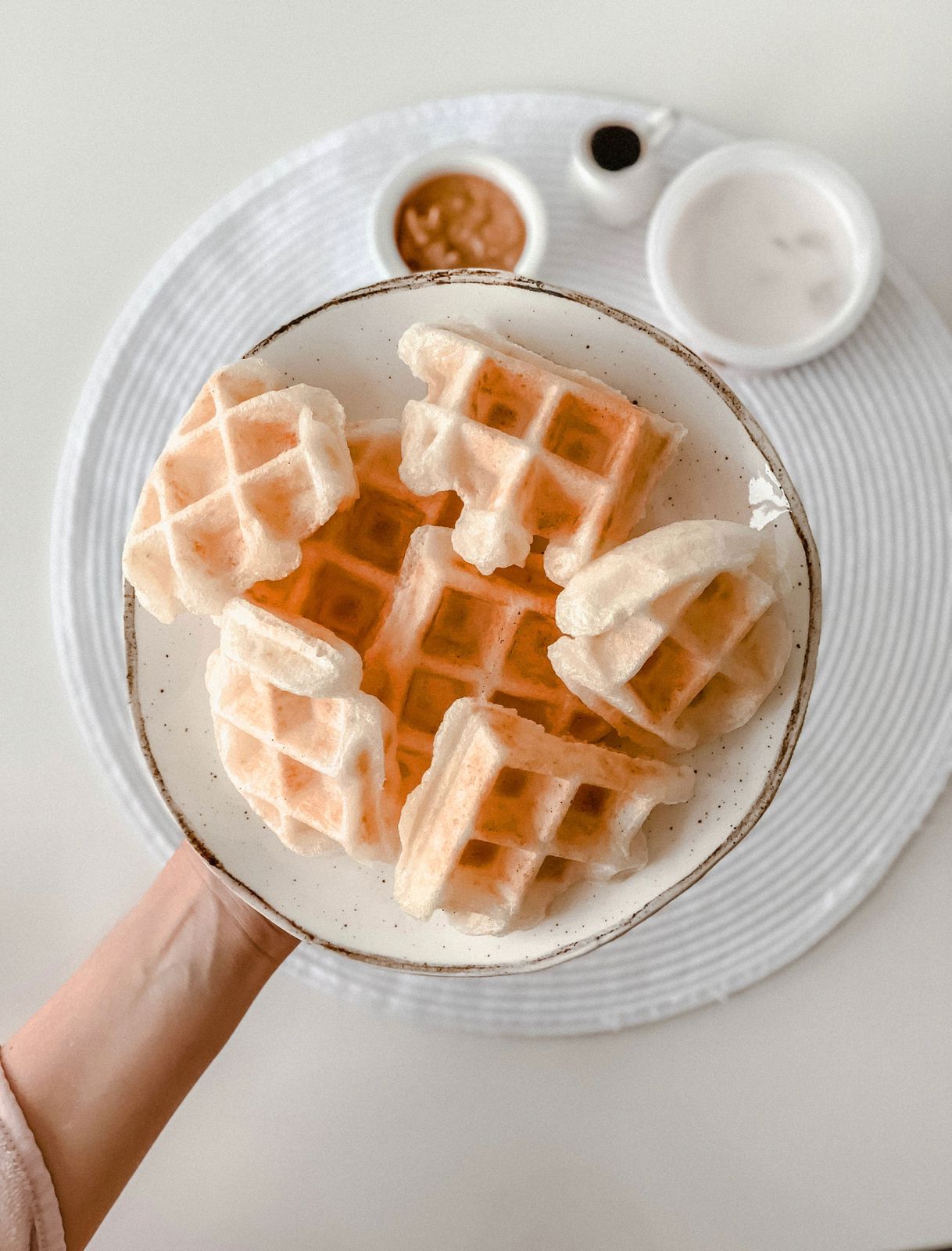 Waffles de yuca