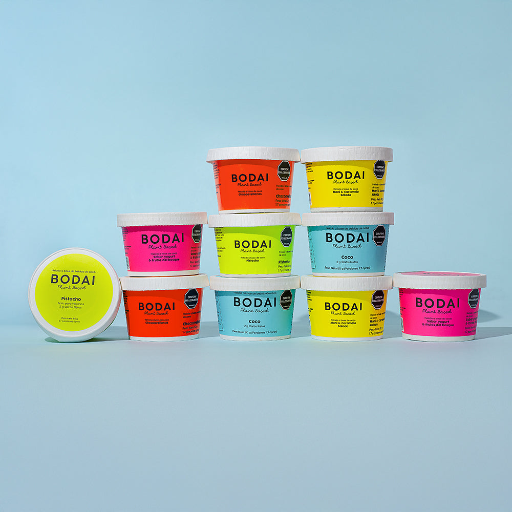 Pack de helados veganos