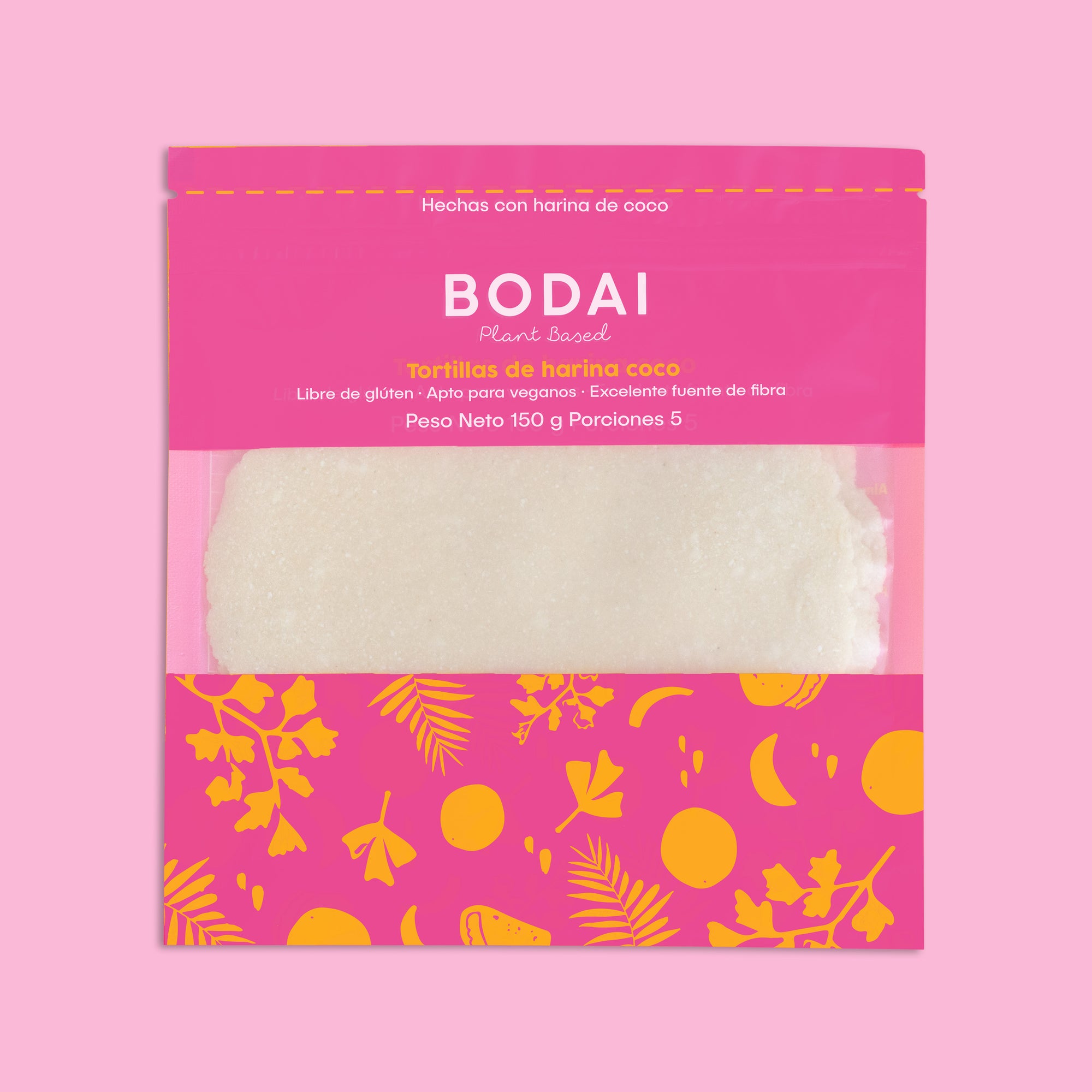 Tortillas de harina de coco