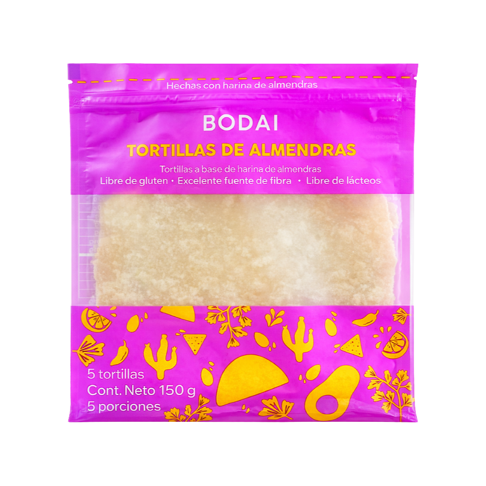 Tortillas de harina de almendras