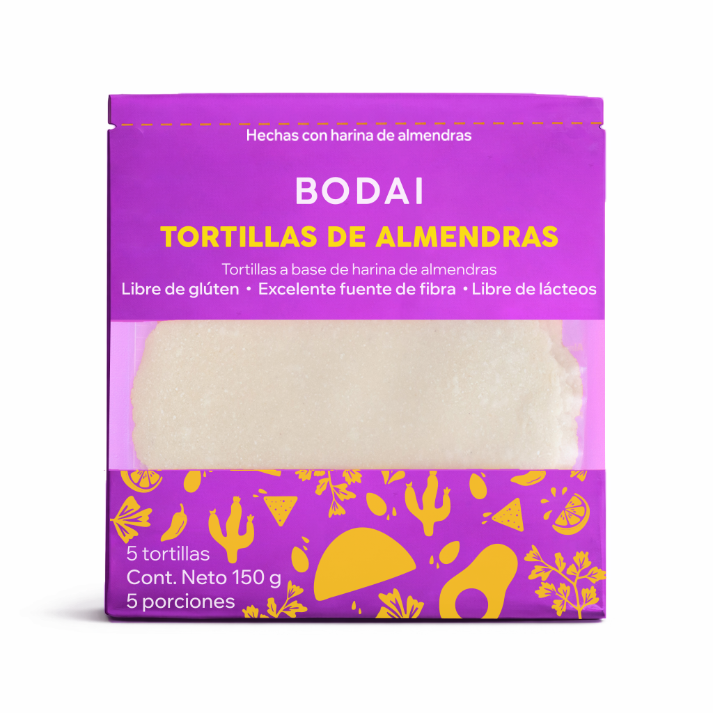Tortillas de harina de almendras